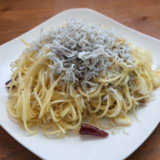 しらすペペロンチーノパスタ